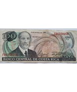 Banco Central de Costa Rica 1989 100 Colones banknote - $1.95