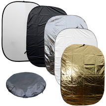 5-In-1 60x79&quot; Collapsible Multi Lighting Reflector Kit Photo Photography... - £51.95 GBP