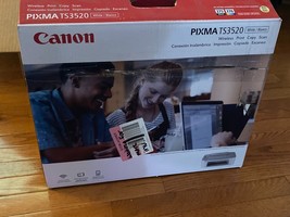 Canon TS3520 Printer Copier Scanner PIXMA White Wireless All-In-One Inkjet Ink - £47.81 GBP