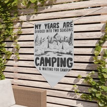 Camping Adventure Pennant Banner: Nature-Inspired Decor Perfect For Campers, Hik - £38.06 GBP+