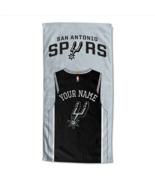 San Antonio Spurs OFFICIAL NBA Jersey Personalized Beach Towel  - $68.58 CAD