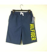 Tommy Hilfiger Big Boys L 16 18 Navy Blazer Logo Graphic Board Shorts NWT - £13.22 GBP