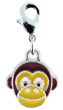 Charmtastic Metal Clip-On Charms 1/Pkg-Monkey - $2.42