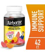 AIRBORNE GUMMIES 42 COUNT ASSORTED FRUIT FLAVORS 02/2026 - $8.41
