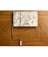 White Marble Cheese Slicer Stainless Steel Wire Cutter, 2 Replacement Wires - $22.44 CAD