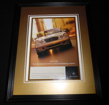 2001 Mercedes Benz E 320 Framed 11x14 ORIGINAL Vintage Advertisement - £27.23 GBP