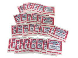 Vintage Budweiser “Proud To Be Your Bud” Coasters Bar Lot of 32 - NEW - $9.85