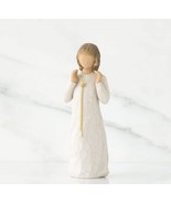 TRULY GOLDEN FIGURE SCULPTURE HAND PAINTING WILLOW TREE BY SUSAN LORDI - $74.24