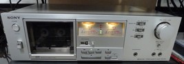 SONY TC-K55 CASSETTE DECK PLAYBACK IS EXCELLENT BUT HAS A RECORDING ISSUE - $139.99