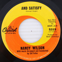 Nancy Wilson – And Satisfy / Take What I Have 1964 45 rpm 7&quot; Singll Record 5319 - £3.42 GBP