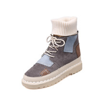 Boots for Women Fashion Platform Boots Winter Sock Boot Female Women Kawaii Shoe - £44.92 GBP