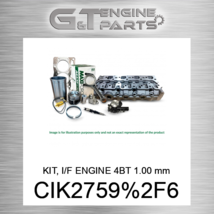 CIK2759/6 Kit, I/F Engine 4BT 1.00 Mm Maxiforce (New Aftermarket) - £790.46 GBP