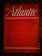 ATLANTIC December 1937 Stephen Vincent Benet CCC Owen Wister Edmund Wilson - £10.35 GBP