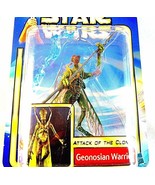 STAR WARS ATAQUE DE LOS CLONES TARJETA GUERRERO GEONOSIANO, ARTÍCULO DE... - $45.91 CAD