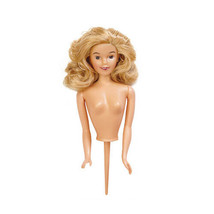 Wilton Girl Teen Doll Picks for Wondermold Cake Mold Blond Hair 7 3/4 in - £5.21 GBP