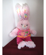 Build a Bear rabbit Hello Kitty outfit pink bear rainbow ears paws 20&quot; - $46.01