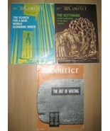 Vintage THE UNESCO COURIER Magazine Lot Art of Writing Scythians NWEO - $24.99