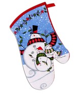 Holly Jolly Holiday Snowman Family Oven Mitt 7x12 inches by Kay Dee Designs - $166.20 MXN