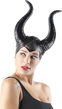 Horns Costume Black Headpiece Women Cosplay Halloween Adult Headband Accessories - £28.04 GBP