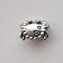 Pandora Authentic 925 Sterling Silver Happy Crab 14K Two Tone Charm 791135 At - $50.19