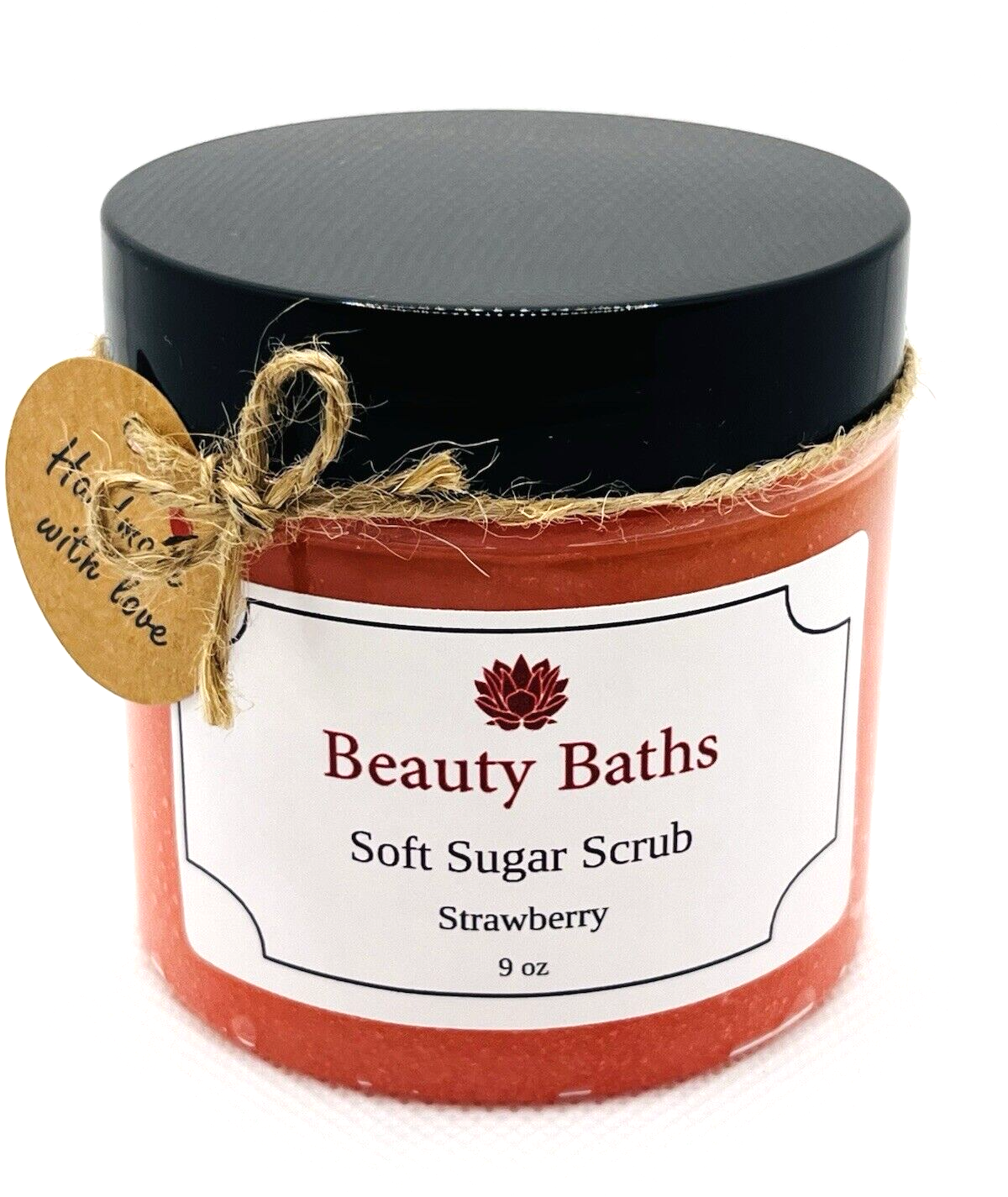 Strawberry Soft Sugar Scrub Exfoliating Body Scrub gift for her bath scrub