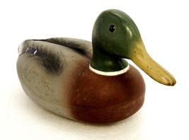 Plastic Mallard Drake Duck Decoy, Anchor String, Herter&#39;s Vintage, DCK-09 - £15.62 GBP