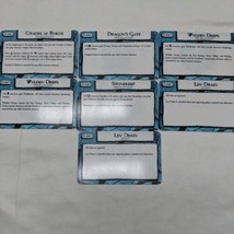 Lot Of (7) Mage Knight 2.0 Unpunched Domain Cards D41 46 47X2 48 49X2 - $19.24
