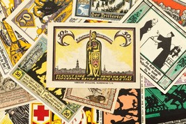 1920&#39;s Germany Notgeld (Emergency Money) 25pc - Dessau, Karlstadt, Quakenbruck - £77.68 GBP