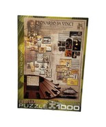 Eurographics Leonardo de Vinci Jig Saw Puzzle 1000 piece New - $35.58