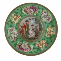 Antique Porcelain Prov Saxe E. S. Germany Prussia Cabinet Plate Classica... - $140.21