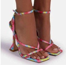 Women&#39;s Sexy High Heel Buckle Strap Strappy Peep Toe Sandals Size 6.5-9 - £46.11 GBP