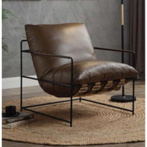ACME Oralia Accent Chair, Saturn Top Grain Leather - £954.96 GBP