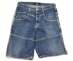 Mens Jean Denim Shorts Size 33 Medium Wash YOOF - £19.77 GBP