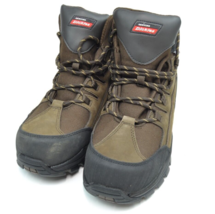 Dickies Work Boots Mens 9 Steel Toe F2413-11 Leather Waterproof EUC - £50.76 GBP