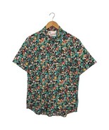 Chubbies Shirt Mens Large Green Tropical Hawaiian Toucan Floral Button Down - €25,50 EUR