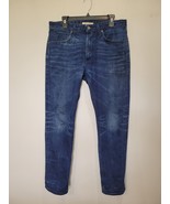 Levi&#39;s Made &amp; Crafted Tack Slim Straight Jeans W 35 x L 31.5 Indigo Rigi... - $45.55 CAD