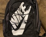 Nike Men&#39;s Black Hayward 2.0 Adjustable Strap Travel Zipper Backpack Cle... - $23.76