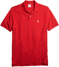 Brooks Brothers Mens Classic Red Slim Fit Polo Shirt, M Medium 8416-10FBM - $68.81