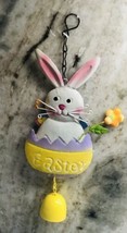Happy Easter Metal Bunny Bell Hanging Decor. Easter Day-ShipN24Hours - £12.70 GBP