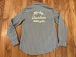 Harley-Davidson Womens Medium Plaid Snap Flannel Plaid Collar Shirt Long Sleeve - £18.32 GBP