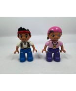 LEGO DUPLO Jake And The Neverland Pirates Jake &amp; Izzy Figures Minifigures - $19.79