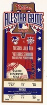 1996 MLB Baseball All Star Game Full Ticket Philadelphia - £102.82 GBP