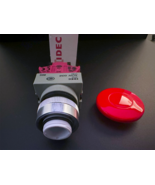 AOW401-R IDEC 40mm Red Mushroom Head Pushbutton 1NC 10A 600V HW-U Screw - $54.19 CAD