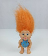 Vintage Applause Magic Troll Babies Troll Baby W/ Orange Hair In Swimsui... - £6.19 GBP