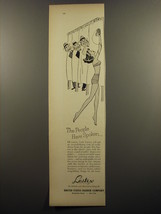 1952 United States Rubber Company Lastex Yarn Ad - The people have spoken - $18.49