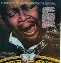 BB King Blues Guitar Legend Magazine Ad Original Ready To Frame 1982 Cut... - £20.01 GBP
