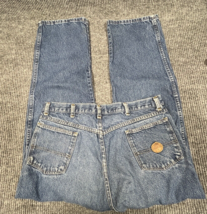 Red Cap Jeans Mens 36x30 Paramount Uniform Pants VTG 80&#39;s Straight Leg Denim - £18.89 GBP