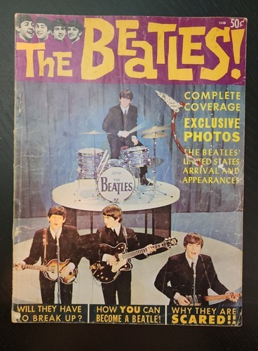 1964 The Beatles Magazine-The United States Arrival &amp; Appearance Exclusi... - $34.96