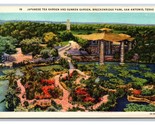Sunken Gardens San Antonio Texas TX UNP Unused Linen Postcard E19 - $2.92