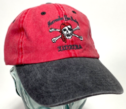 FLORIDA &quot;Surrender Your Booty&quot; Hat-Skull &amp; Crossbones Pirate-Red-Dad Hat - £17.17 GBP